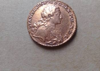 Trojak, trzy grosze Zbrojarz 1765r., ekstremalnie rzadki