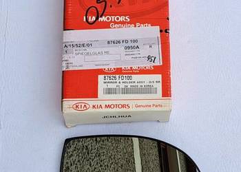 SZKŁO WKŁAD LUSTERKA PRAWY KIA RIO 2000-2005 87626-FD100