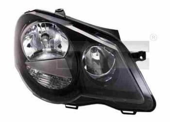 REFLEKTOR LAMPA LE+SILNIK H7H1 CZARNY-  P0LO 05/2005-06/2009