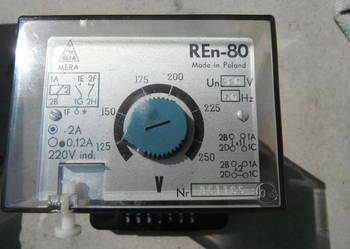 Przekaźnik REn-80 zakres 125-250V Nowy 220VAC