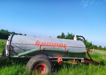 Beczka Wóz asenizacyjny Beczkowóz Kemper 7000l Ocynk Balony