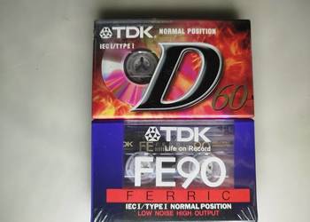 Kasety Magnetofonowe zafoliowane 2szt