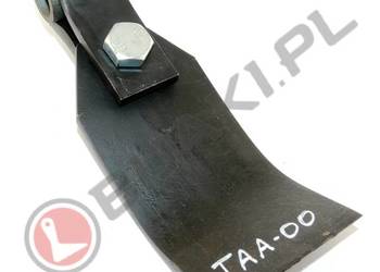 Zestaw nóż tulejka mocowanie i śruba do kosiarek bijakowych Taarup Tim