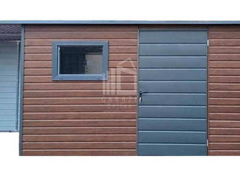 Schowek domek ogrodowy 5x1,5m + wiata 1,5m drzwi 2x okno ID814