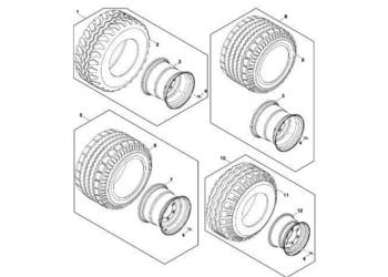 John Deere 960 - Felga DC54695 (Rama, pokrywy, róźne)