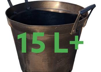 Doniczka produkcyjna 15 L z uchwytami zanitowanym 32cm