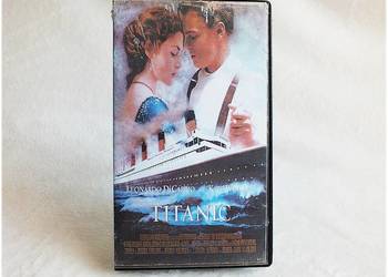 Oryginalne Puste Pudełko po kasecie VHS z filmem '' TYTANIC '' Oryginał