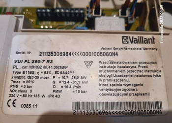 Części z demontażu Vaillant VUI PL 280-7 R3