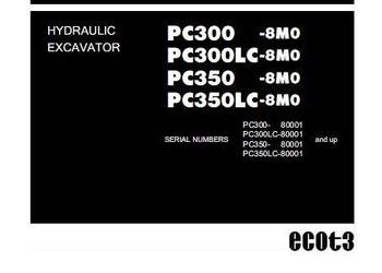 Komatsu PC300-8 PC300LC-8 PC350-8 PC250LC-8 instrukcja naprawy PL