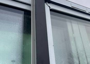 Okno balkonowe czarny mat 80x220 90x220 86x214