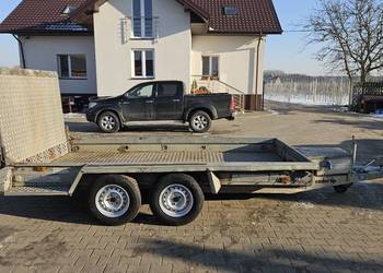 Przyczepa laweta Brenderup 3,5t wciągarka nowe koła 360x180 cm najazd