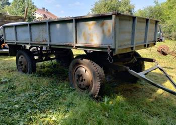 Przyczepa rolnicza 3.5 t sztywna zdrowa oryginał