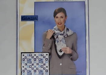 Elegancka Chusta Jedwabna 100% Seide – Marka GIADA (87x87 cm)