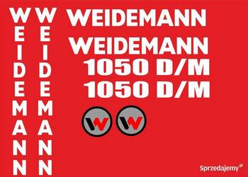 Naklejki weidemann 1050 d/m