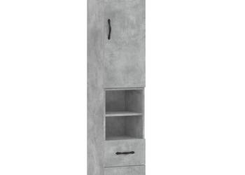 Wysoka szafka szarość betonu 345x34x180 cm WM-3198949