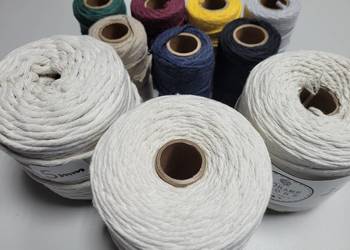 Sznurek do makramy - bawełniany 2mm,3mm,5mm, Różne rodzaje !