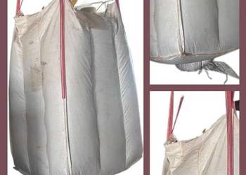 Big Bag worek z lejem 1000 kg 160x90x90 cm z uchwytami biały