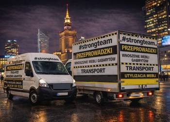 Przeprowadzki transport wnosimy znosimy wszystko gabaryty meble AGD paczki
