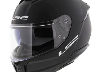 Kask motocyklowy LS2 FF808 STREAM II SOLID MATT BLACK blenda - Czarny matt