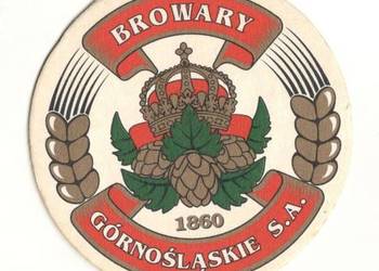 Górośląskie - podstawka pod piwo. Nr. 1.