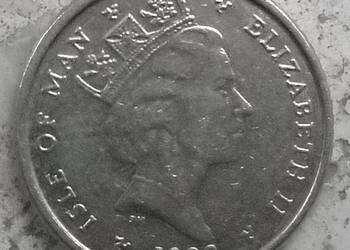 ISLE OF MANN-5 PENCE-1990 r (ŻAGLÓWKA)