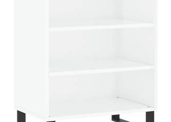Szafka biała połysk 57x35x70 cm materiał drewnopochodny WM-827142