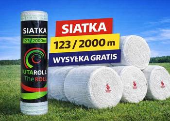 SIATKA na baloty sianokiszonkę JUTA ROLL 123/2000 m WYSYŁKA GRATIS