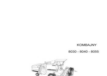 Instrukcja obsługi NH Clayson New Holland 8030 8040 8055