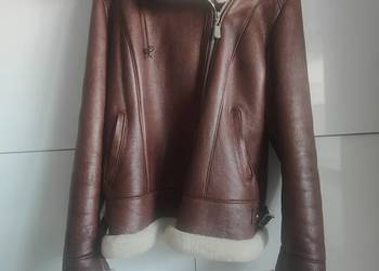 Kożuch ze skóry naturalnej, prawdziwej