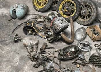 Silnik WSK, koła motorynka