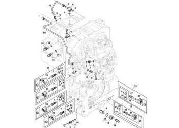 John Deere 9470RX - Zawór elektromagnetyczny YZ502763 (Przekładnia Power S…