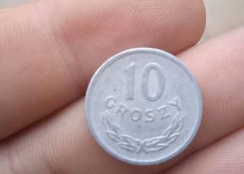 Moneta 10gr 1974 bez znaku mennicy