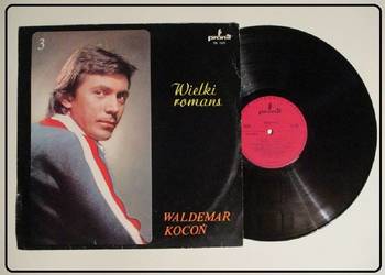 "Wielki romans" - Waldemar Kocoń, płyta winylowa/1977 "Wielki romans" - Waldemar Kocoń, płyta winylowa/1977