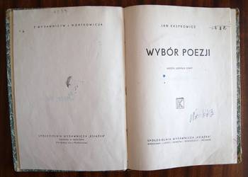 Jan Kasprowicz - Wybór poezji