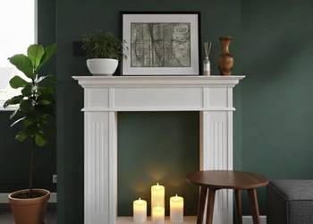 Portal kominkowy drewniana atrapa kominka eko obudowa Konsola09C/100