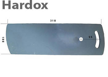 Listwa tylna odkładni HARDOX 053380/P do pługa KVERNELAND