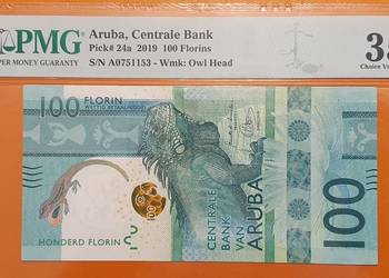 ARUBA 100 FLORIN - BANKNOT ROKU 2019 (IBNS) -    PMG 35