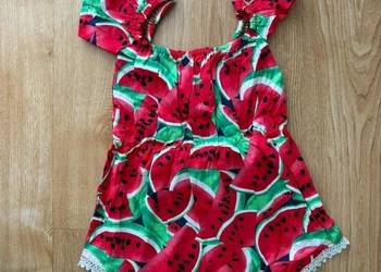 Body letnie lato arbuzy 68 74 dziecko niemowlę niemowlak
