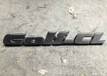 Emblemat znaczek napis Golf CL mk2