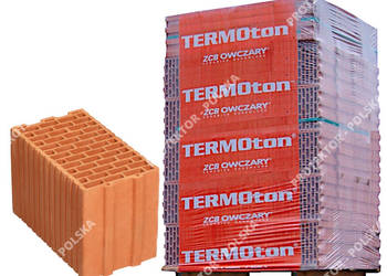 Termoton 18,8 Owczary cegła pustak Porotherm MAX Leier