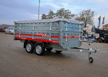 TEMARED TRANSPORTER 3015/2 z plandeką płaską i burtami DMC 750 kg