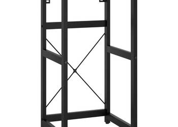 Stelaż pod umywalkę czarny 40x38x83 cm żelazny WM-338499