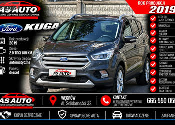 Ford Kuga 2.0TDCi 180KM Titanium/Navi/Kamera/Półskóry/Tempomat/Serwis/Alu …