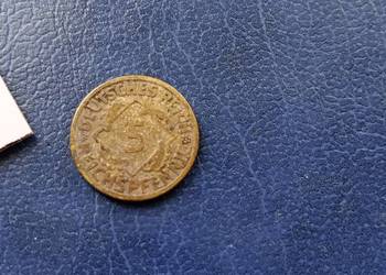 Stare monety 5 reichsfenig 1924 G NIemcy