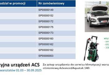 Acs 553-P stacja klimatyzacji 134a elektryk/ hybyda