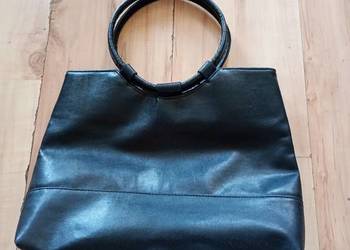 torebka damska czarna 35x26x9cm