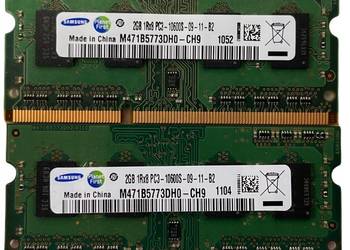 Pamięć RAM Samsung 4GB (2X2GB) DDR3 1333MHZ PC3 10600S