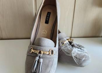 Nowe buty Vices 39 szare czółenka półbuty na słupku kaczuszka