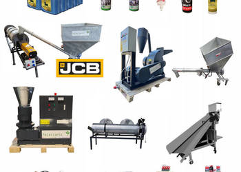 MEGA Zestaw Produkcja Pelet Pasza Karma Zanęta Peleciarka Suszka JCB Młyn