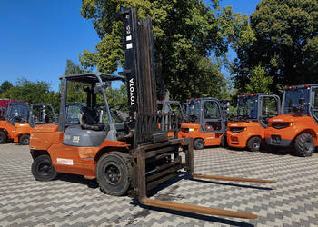 Wózek widłowy Toyota 02-7FDA50 5 ton duplex 5 m diesel| 2003